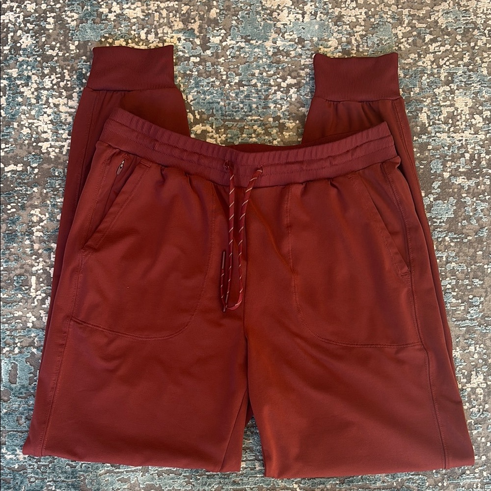 Zella, A Nordstrom Brand Live In Pocket Joggers in Burgandy Port Size S - Picture 4 of 10